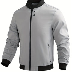 Men's Zip Up Jacket for Outdoor Activities