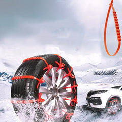 15pcs Snow Tire Chain Car Cable Tire Non slip Wear-resistant Mud Chain