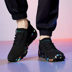 Men's Lightweight Knit Sneakers for Running