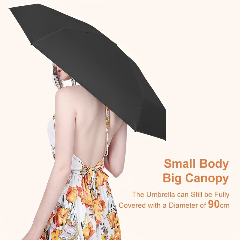Outdoor Mini Ultralight Waterproof Fold Umbrella for Daily Use