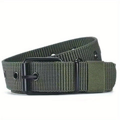 Breathable Nylon Fabric Belt Youth Pin Buckle Trousers Jeans Belt