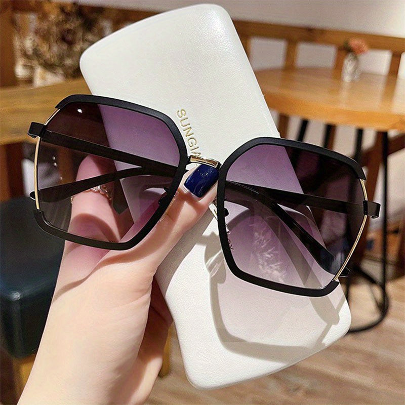 Large Butterfly Sunglasses UV400 Gradient Shades for Driving Beach Travel