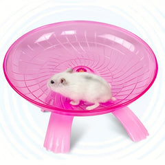 Silent Hamster Exercise Wheel Hamster Running Spinner Toy for Small Animals