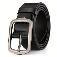 Men's Leather Pin Buckle Belt Cowhide Pants Belt Denim Belt