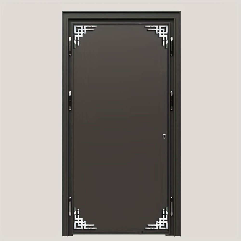4pcs Diagonal Mirror Wall Sticker Acrylic Self Adhesive Mirror Tiles