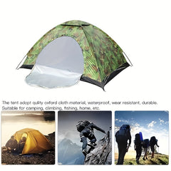 2 Person Camouflage Waterproof Camping Tent