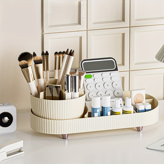 360 Rotating Desktop Storage Organizer Office Stationery Storage Box