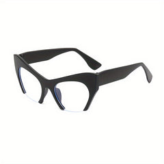 Vintage Cat Eye Women Glasses Metal Eyewear