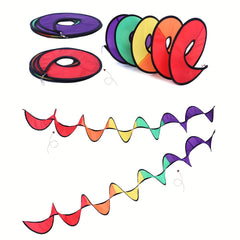 Colorful Hanging Rainbow Wind Strip for Camping Tent