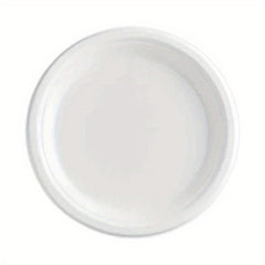 100pcs Sugarcane Bagasse Plates - Eco Friendly Biodegradable Paper Plates
