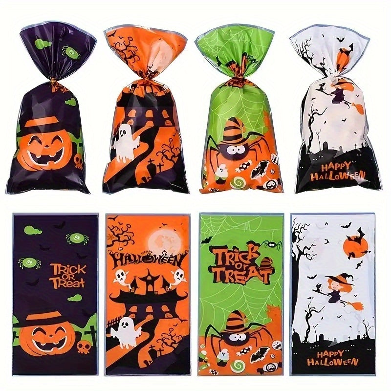 50pcs Halloween Candy Bag Creative Tote Bag Children's Gift Bag Party Decoration
