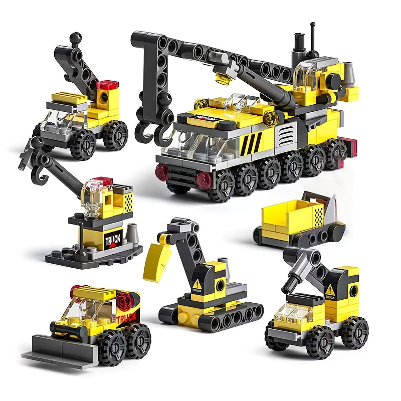 142pcs City Engineering Building Blocks Set Educational Puzzle Toy