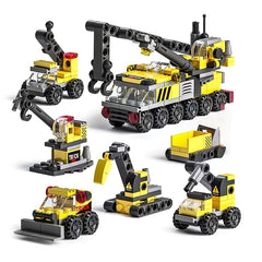 142pcs City Engineering Building Blocks Set Educational Puzzle Toy