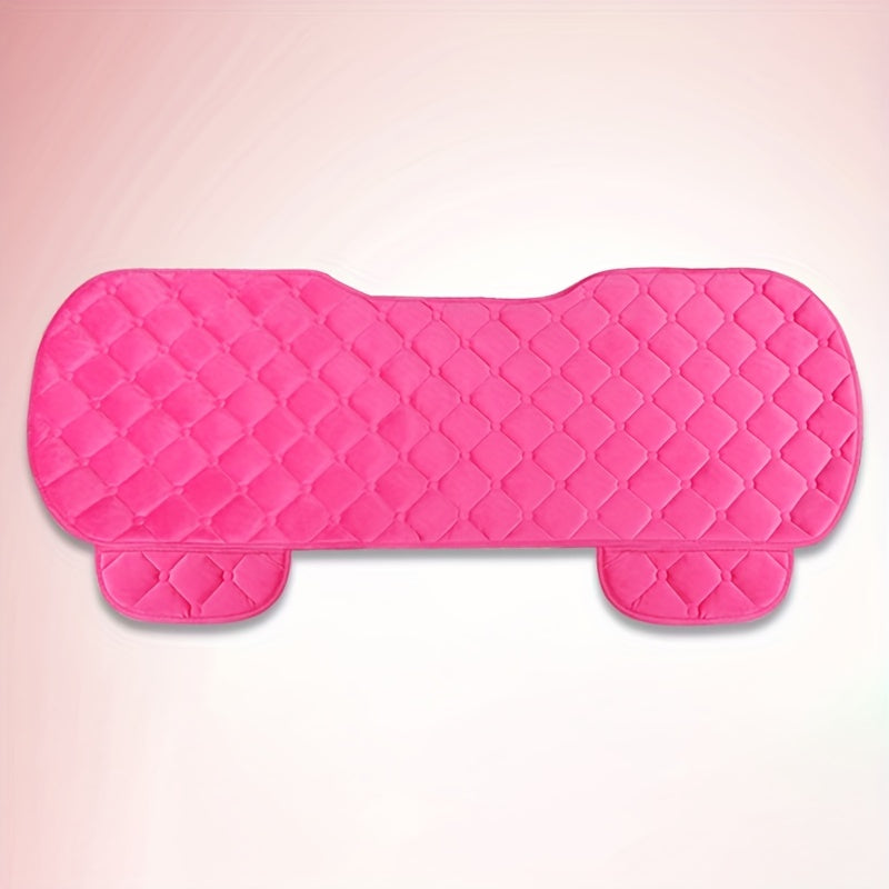 Plush Car Back Seat Cover Rear Protector Mat Auto Chair Cushio