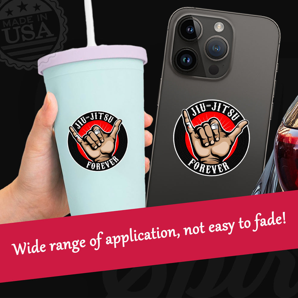 Jujitsu Permanent Stickers for Laptops Water Bottles Tumblers