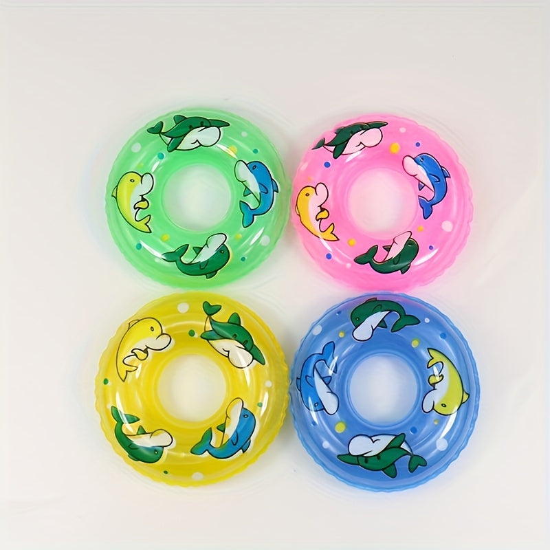5-Piece Set Inflatable Mini Swimming Ring for Kids Bathtub Water Game
