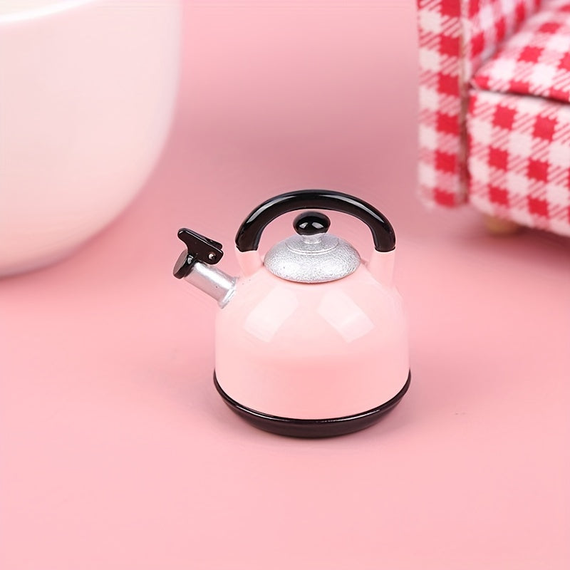 1:12 Dollhouse Pot Belly Kettle Toy Accessory
