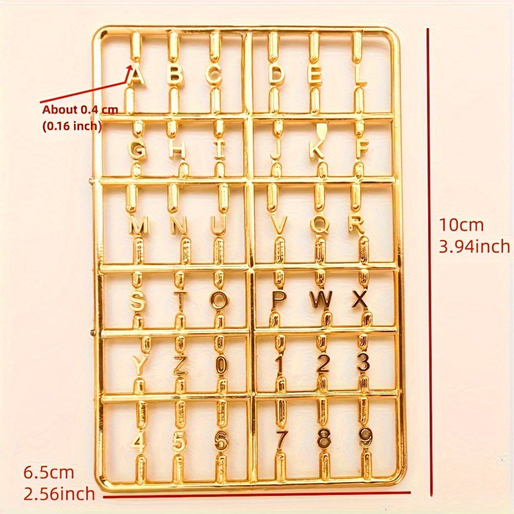 Mini Alphabet Number Boards Set for Dollhouses DIY House