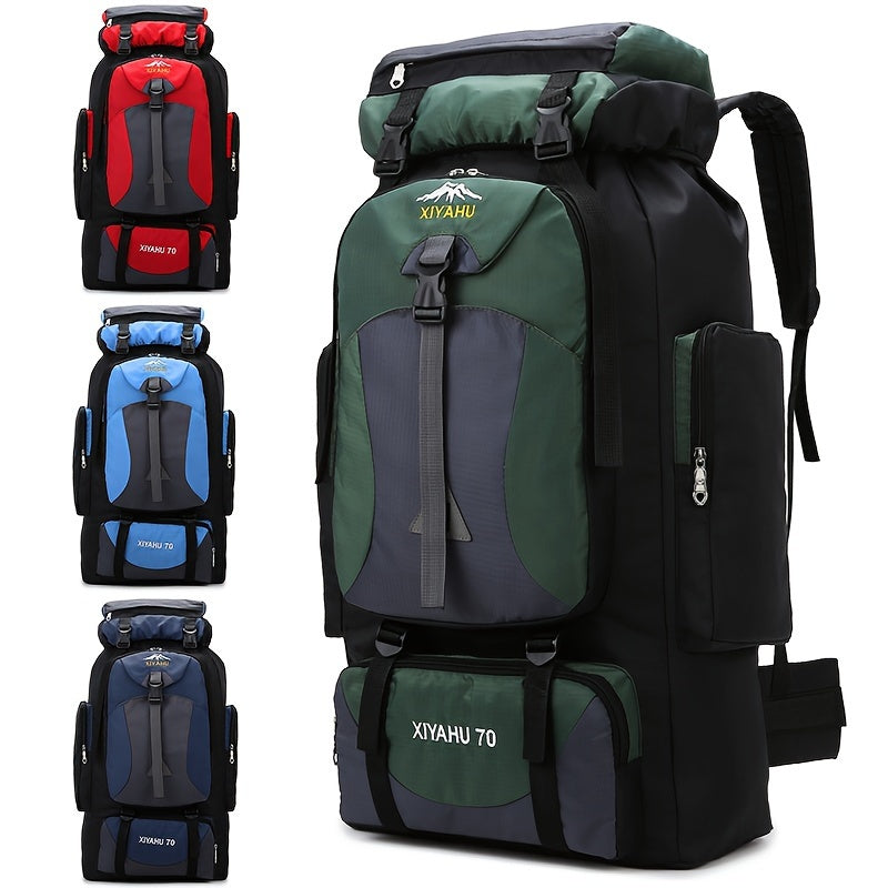 Large Capacity Travel Outdoor Bag Hiking Backpack Nylon Backpack Men's Camping B