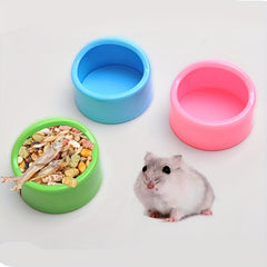 Durable Hamster Feeding Bowl for Small Animals