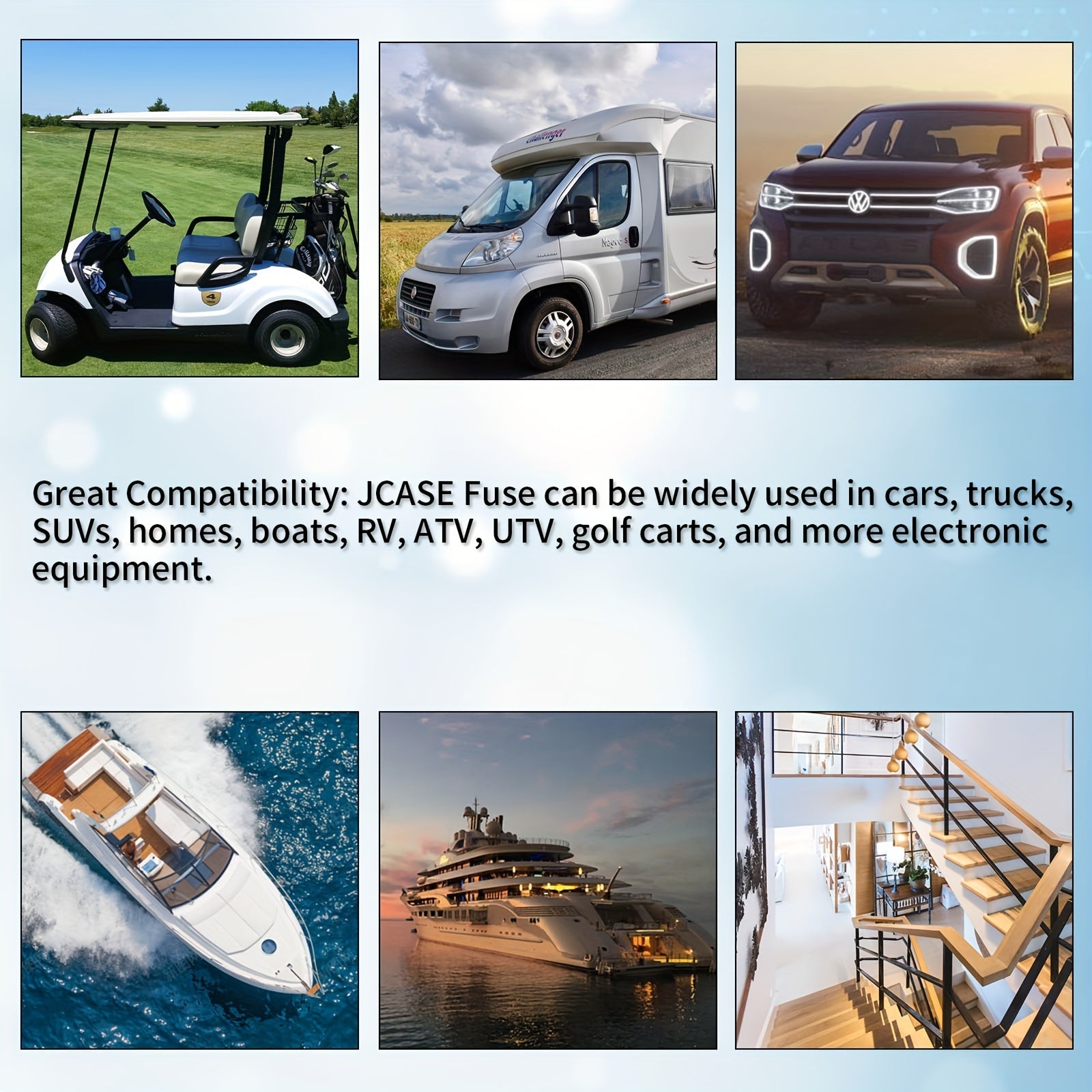 MEGA Fuse Block 80A Automotive Fuse Holder w/Cover Cars Trucks Buses Caravans