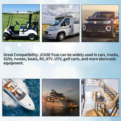 MEGA Fuse Block 80A Automotive Fuse Holder w/Cover Cars Trucks Buses Caravans