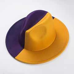 Men's Wide Brim Fedora Double Sun Protection Hat