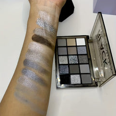 15 Shade Smoky Eyeshadow Palette Punk & Grayscale Make Up Kit