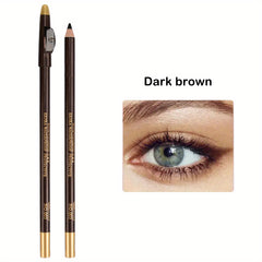 Wooden Makeup Pen With Pencil Sharpener Pearlescent Lip Liner Eyeliner