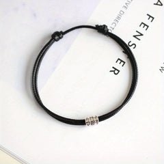 Boho Style PU Leather Stackable Bracelet Hand Jewelry For Women