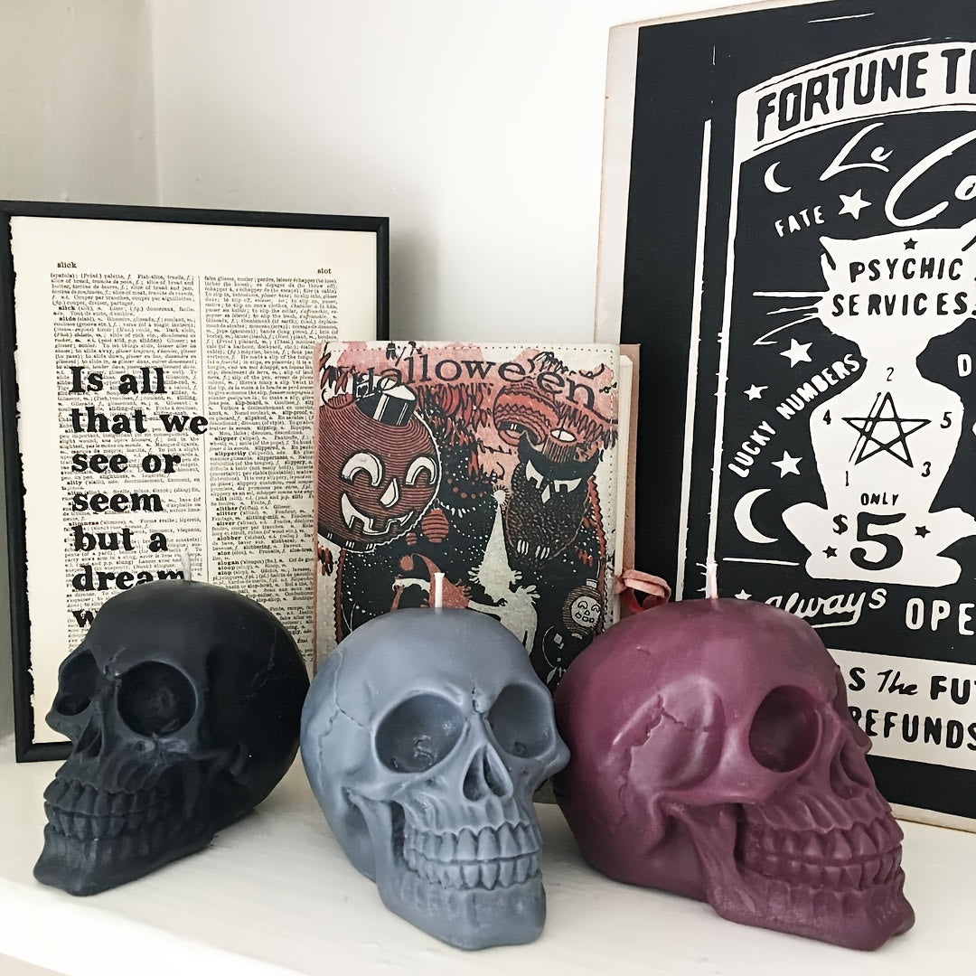 Large 3D Skull Silicone Mold for Resin Casting