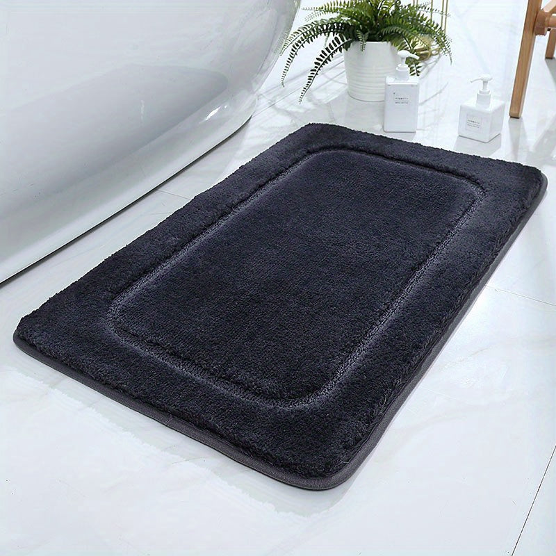 Soft Anti-slip Bath Rug Absorbent Bath Mat Machine Washable