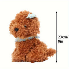 23 cm Scarf Simulation Dog Plush Toy Candy Dog Plush Doll Gift