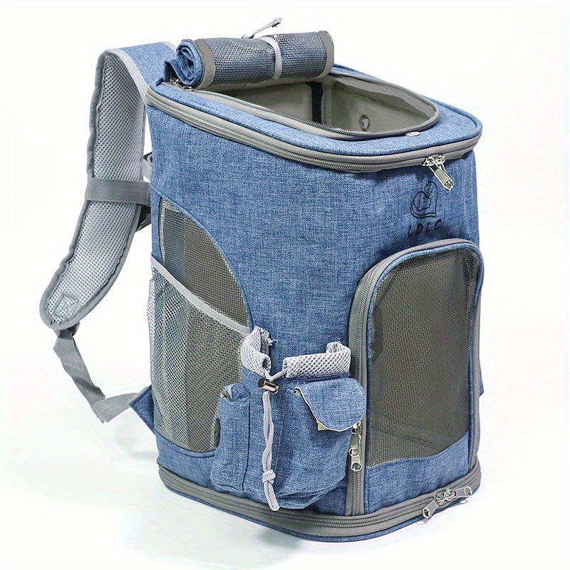 Pet Carrier Backpack for Small and Medium Pets - Front Facing Design