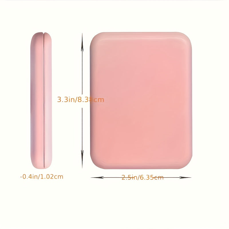 Compact Mirror with Light 2-Sided Magnetic Switch Makeup Mirror