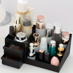 Makeup Organizer for Vanity Bathroom Countertop with Drawers