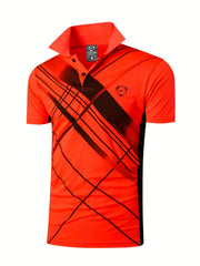 Men's Quick Dry Sports Shirt for Tennis Golf Bowling