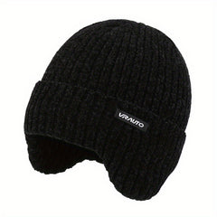 Men's Thick Woolen Hat with Ear Protection for Winter