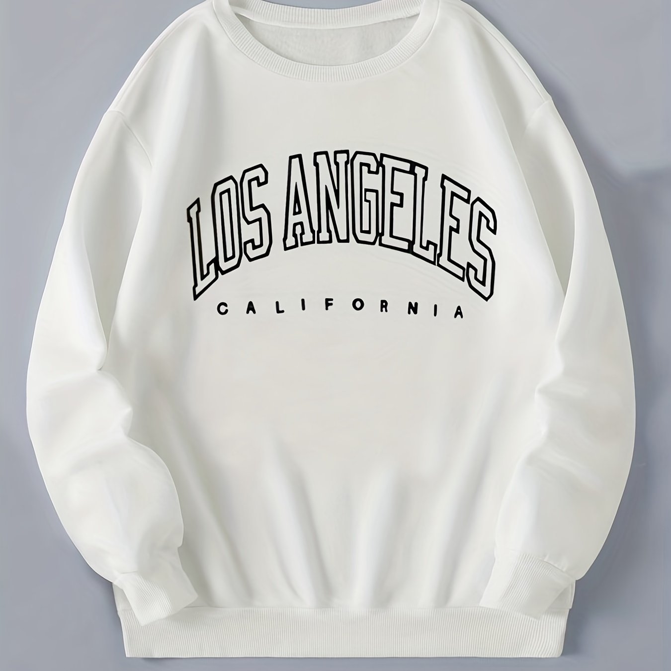 LA Print Crew Neck Sweatshirt