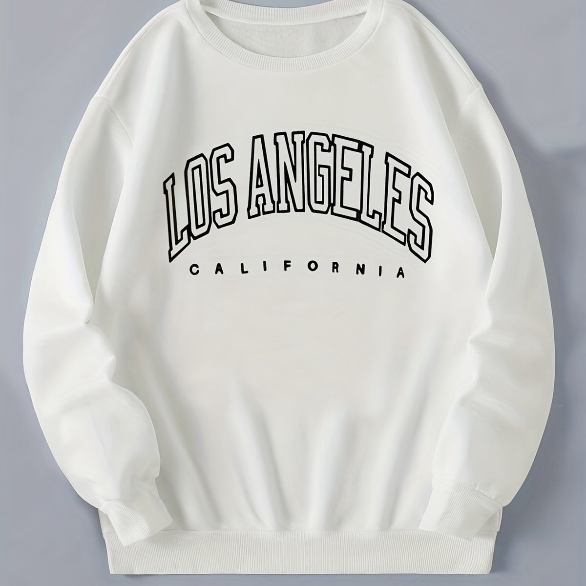 LA Print Crew Neck Sweatshirt