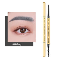 Double Headed Eyebrow Pencil Fine Tip 3D Shaping Eyebrow Pen