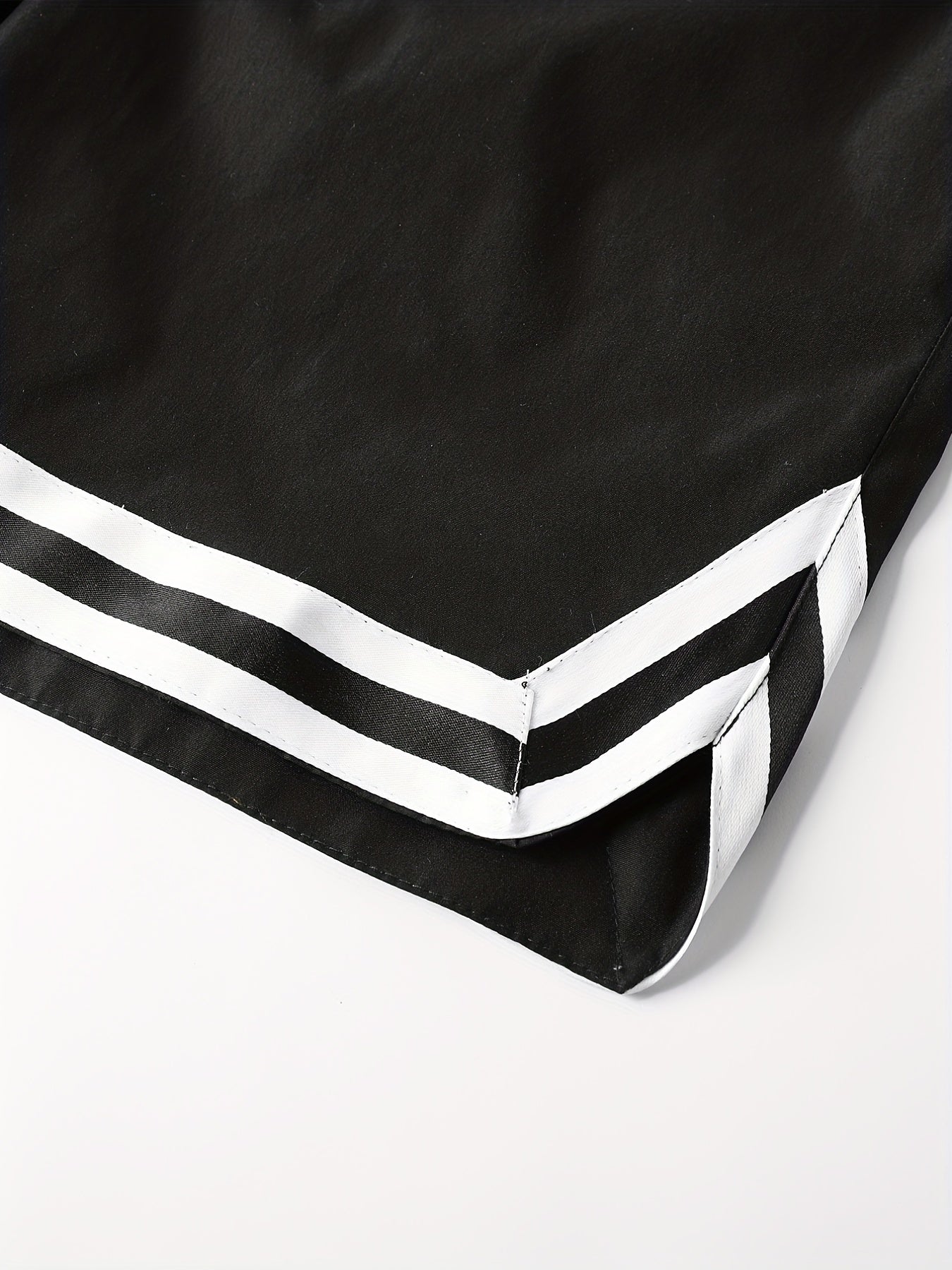 Chevron Print Drawstring Shorts Men's Casual Waist Gym Workout Training