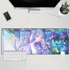Anime Mouse Pad Oversized Waterproof Keyboard Pad For Girls