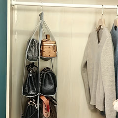 8 Pocket Hanging Purse Organizer - Maximize Closet Space