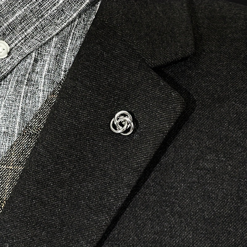 Tie Clips Shirt Clothes Collar Buckle Metal Pin Fixed Buckle Suit Brooch