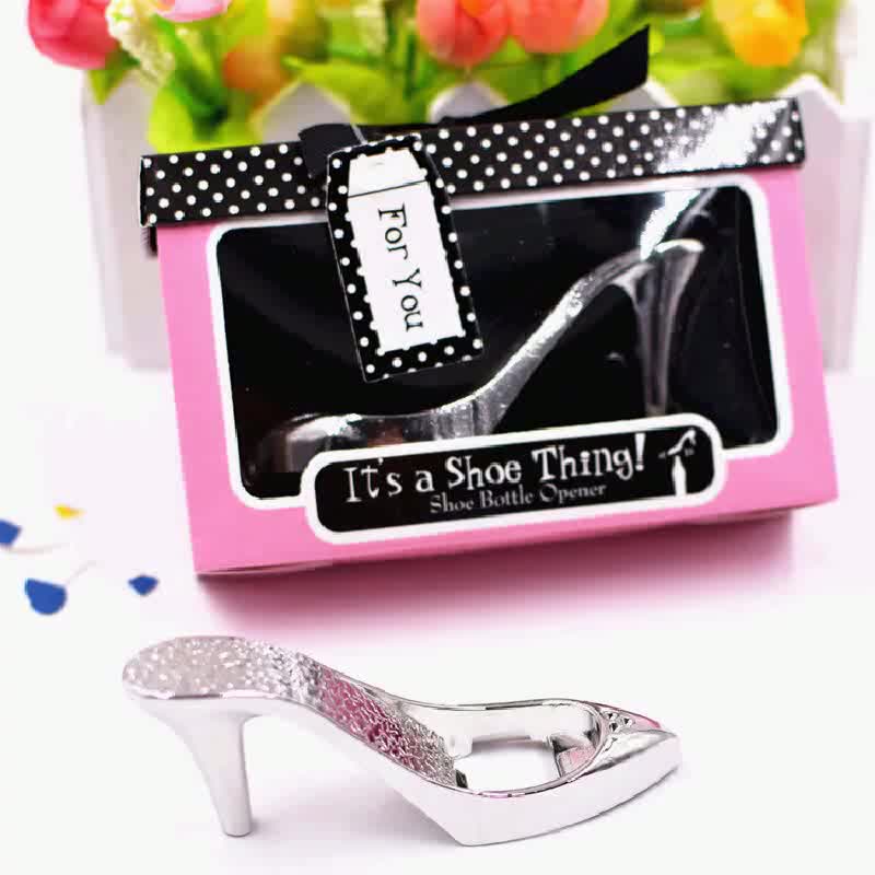 High Heel Shape Metal Bottle Opener Bar Household Tool Wedding Party Favor Gift