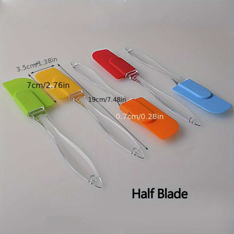 2pcs Silicone Baking Spatula Cream Scraper Heat Resistant Butter Spreader