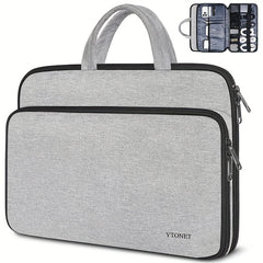 Double Layer Laptop Bag Briefcase Business Commuter
