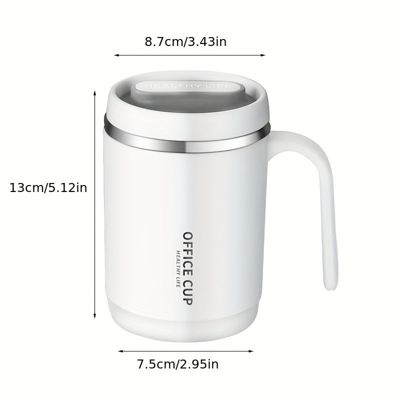 Insulated Coffee Mug Stainless Steel with Lid, Portable Water Cup