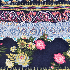 Bohemia Soft Flower Print Sleep Beanie Hat Cap 23 Inches 58 Cm